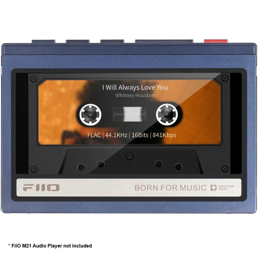 FiiO SK-M21C Original Cassette-Style Polycarbonate Case for M21 DAP (Blue)
