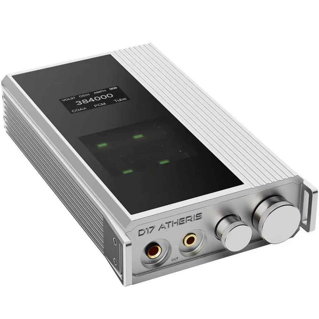 iBasso D17 ATHERIS Balanced Portable R2R + 1Bit Dual Discrete DAC & Vacuum Tube Headphone Amplifier