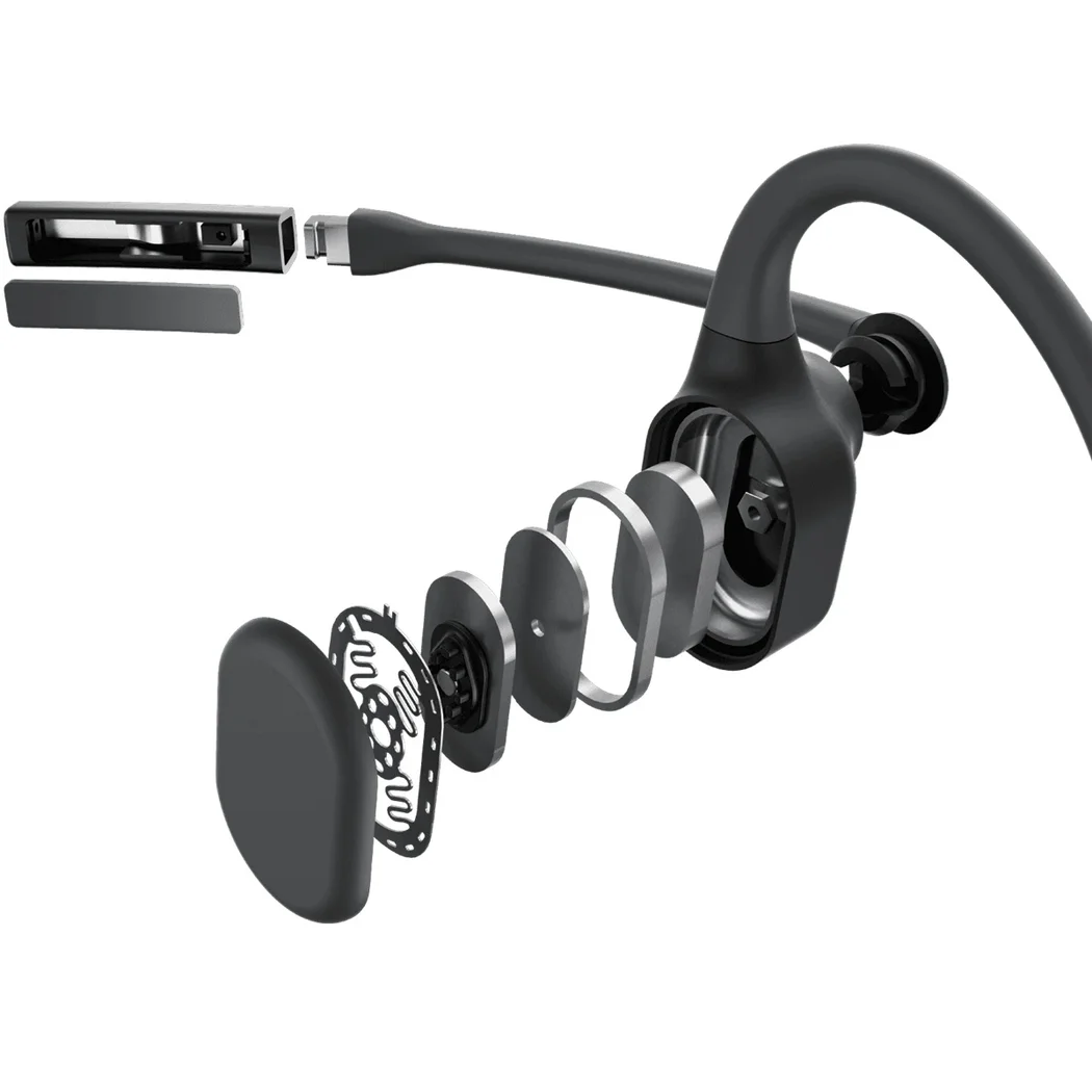 Shokz OpenComm2 UC 2025 Upgrade Wireless Bluetooth Bone Conduction Headset with Boom Mic & Loop120 USB-C Wireless Adapter