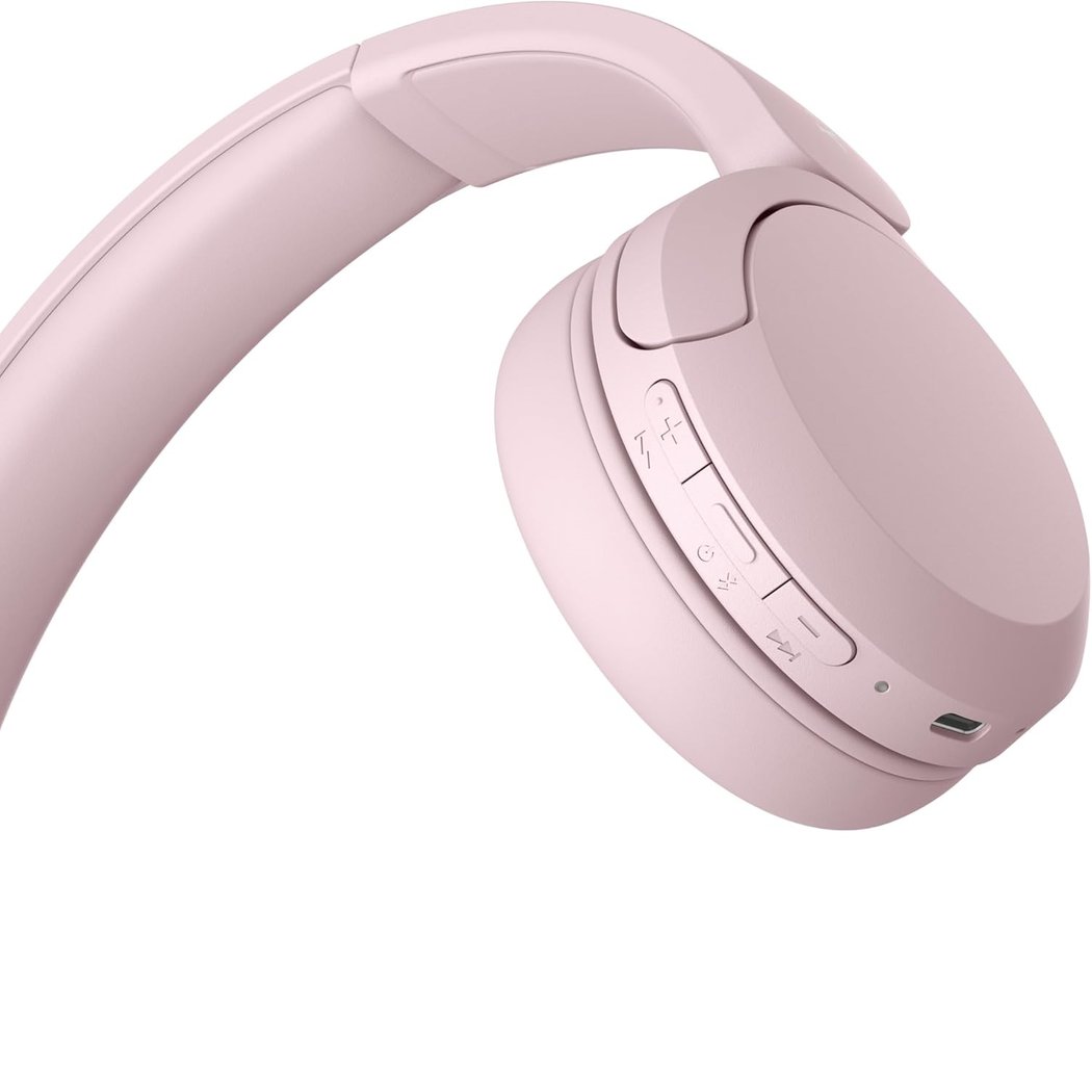 Sony WH-CH520 Wireless Bluetooth On-Ear Headphone with Microphone - Pink