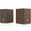 Audio Pro A28 W Multi-Room Wireless Bluetooth/WiFi Desktop Bookshelf Speakers (with HDMI) - Walnut