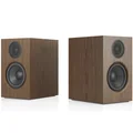 Audio Pro A28 W Multi-Room Wireless Bluetooth/WiFi Desktop Bookshelf Speakers (with HDMI) - Walnut