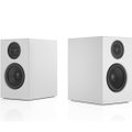 Audio Pro A28 W Multi-Room Wireless Bluetooth/WiFi Desktop Bookshelf Speakers (with HDMI) - White