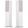 Audio Pro A38 W Multi-Room Wireless Bluetooth/WiFi Floorstanding Speakers (with HDMI) - White