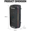 Vinnfier Tango Studio 1 Wireless Bluetooth Portable Speaker with FM Radio & Wireless Handheld Microphones