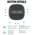 Vinnfier CS-11 Wired USB AUX Wireless Bluetooth Portable Conference Speakerphone with Noise-Cancelling 4-Array 360 Microphones