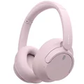 Sony WH-CH720N Wired/Wireless Bluetooth Noise-Cancelling Over-Ear Headphone with Mic - Pink