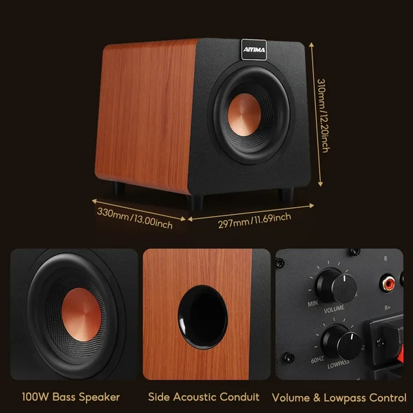 AIYIMA 800X 8-inch (8") Powered Subwoofer