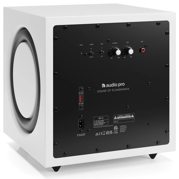 Audio Pro SW-10 8-inch (8") Powered Subwoofer - White Audio Pro SW-10 8-inch (8") Powered Subwoofer - White