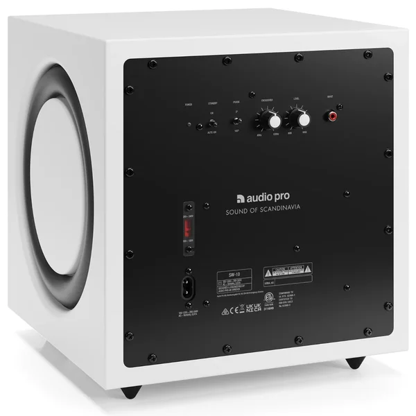 Audio Pro SW-10 8-inch (8") Powered Subwoofer - White
