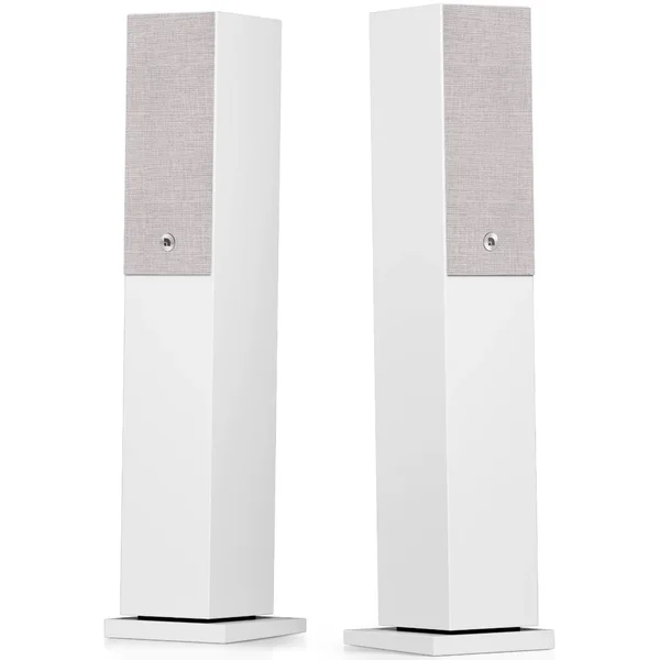 Audio Pro A38 W Multi-Room Wireless Bluetooth/WiFi Floorstanding Speakers (with HDMI) - White
