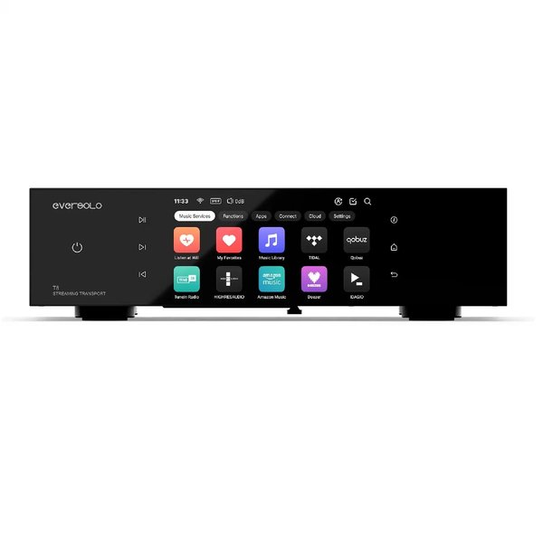 Eversolo T8 Balanced Wired/Wireless WiFi Network Streamer Transport Eversolo T8 Balanced Wired/Wireless WiFi Network Streamer Transport