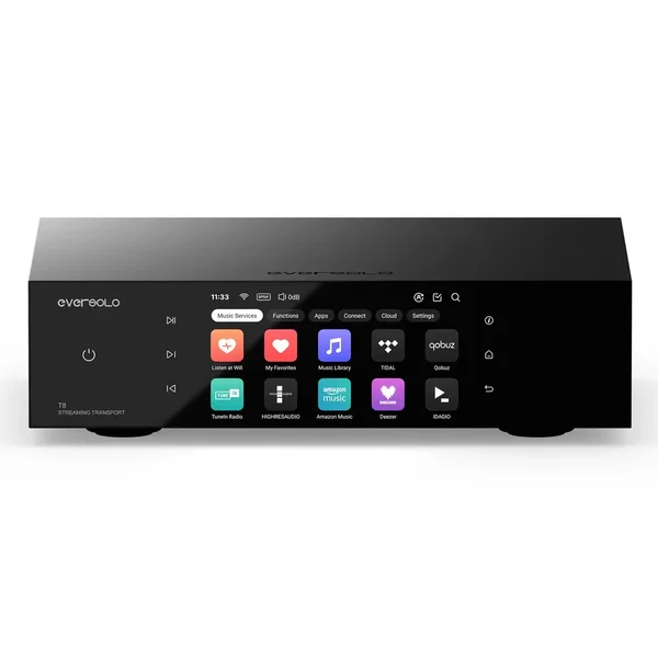 Eversolo T8 Balanced Wired/Wireless WiFi Network Streamer Transport