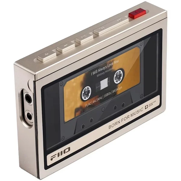 FiiO SK-M21C Original Cassette-Style Polycarbonate Case for M21 DAP - Titanium Gold