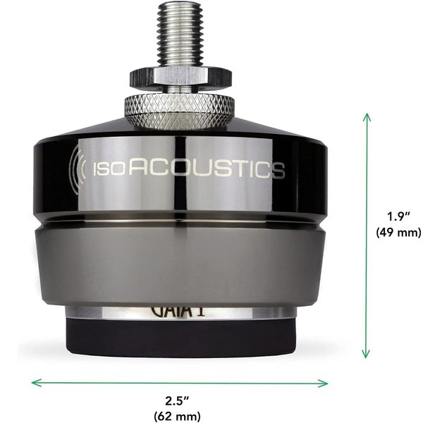 IsoAcoustics GAIA I Floor Acoustic Isolators for Floorstanding Speakers & Subwoofers (1 unit/pack) IsoAcoustics GAIA I Floor Acoustic Isolators for Floorstanding Speakers & Subwoofers (1 unit/pack)
