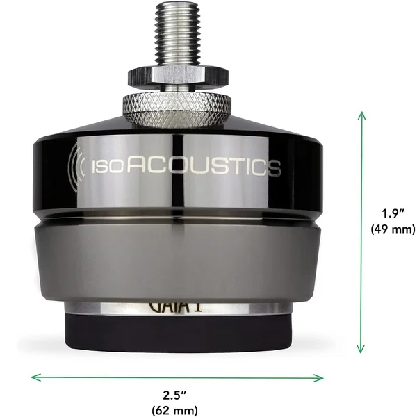 IsoAcoustics GAIA I Floor Acoustic Isolators for Floorstanding Speakers & Subwoofers (1 unit/pack)