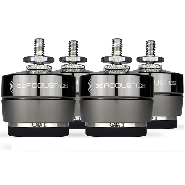 IsoAcoustics GAIA II Floor Acoustic Isolators for Floorstanding Speakers & Subwoofers (4 units/set)