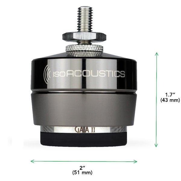 IsoAcoustics GAIA II Floor Acoustic Isolators for Floorstanding Speakers & Subwoofers (1 unit/pack) IsoAcoustics GAIA II Floor Acoustic Isolators for Floorstanding Speakers & Subwoofers (1 unit/pack)