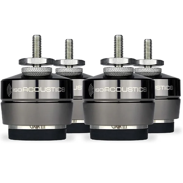 IsoAcoustics GAIA III Floor Acoustic Isolators for Floorstanding Speakers & Subwoofers (4 unit/set)