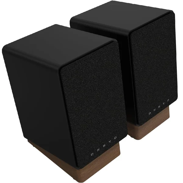 Onkyo GX-10DB Studio Monitoring Wireless Bluetooth Desktop Bookshelf Speakers (with Phono Built-in) - Black