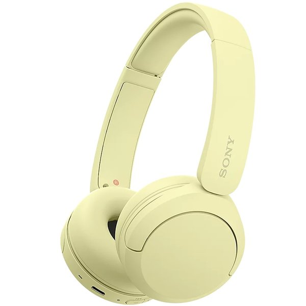 Sony WH-CH520 Wireless Bluetooth On-Ear Headphone with Microphone - Yellow Sony WH-CH520 Wireless Bluetooth On-Ear Headphone with Microphone - Yellow