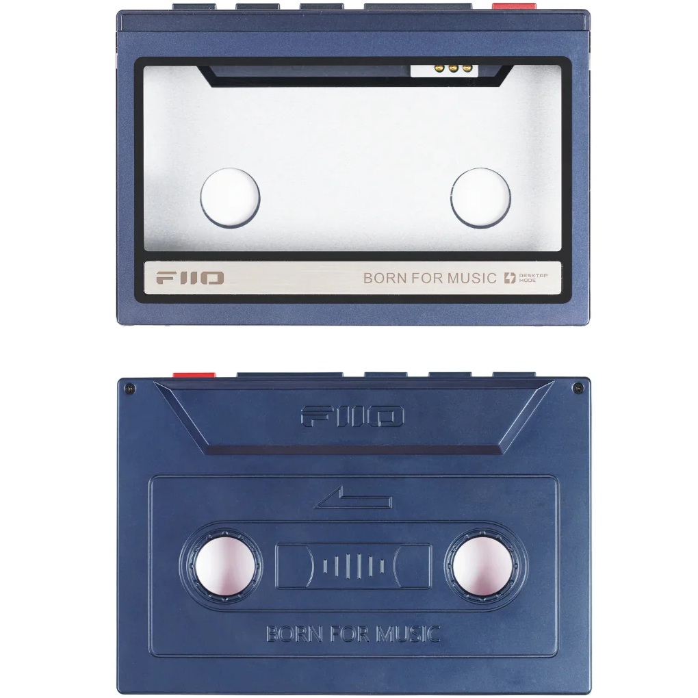 FiiO SK-M21C Retro Protective Case For M21 - Magnetic Closure Shockproof Dark Blue
