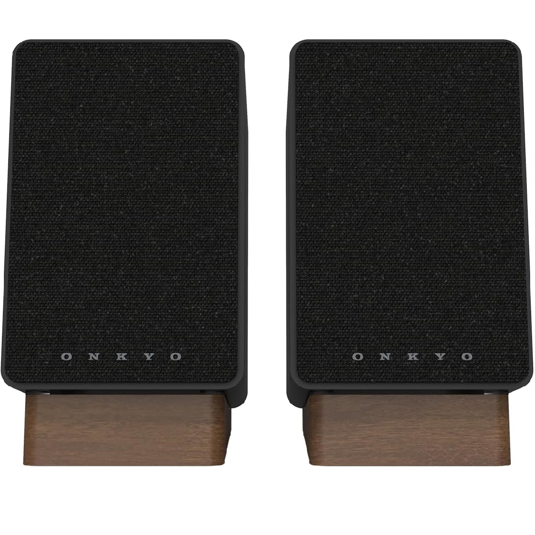 Onkyo GX-10DB Studio Monitoring Wireless Bluetooth Desktop Bookshelf Speakers (with Phono Built-in) - Black