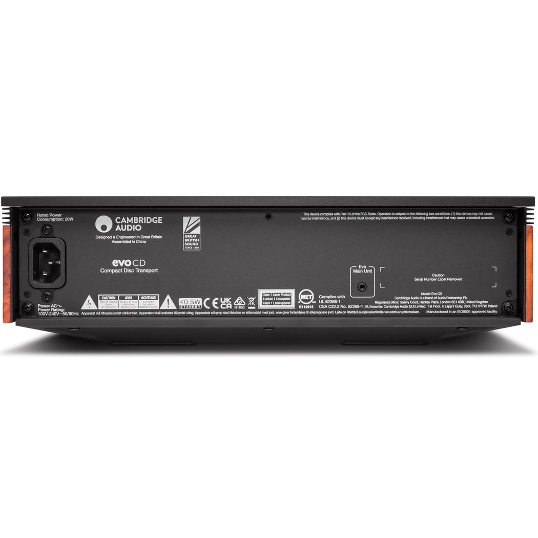 Cambridge Audio Evo CD Transport for Evo Series Amplifiers - Black