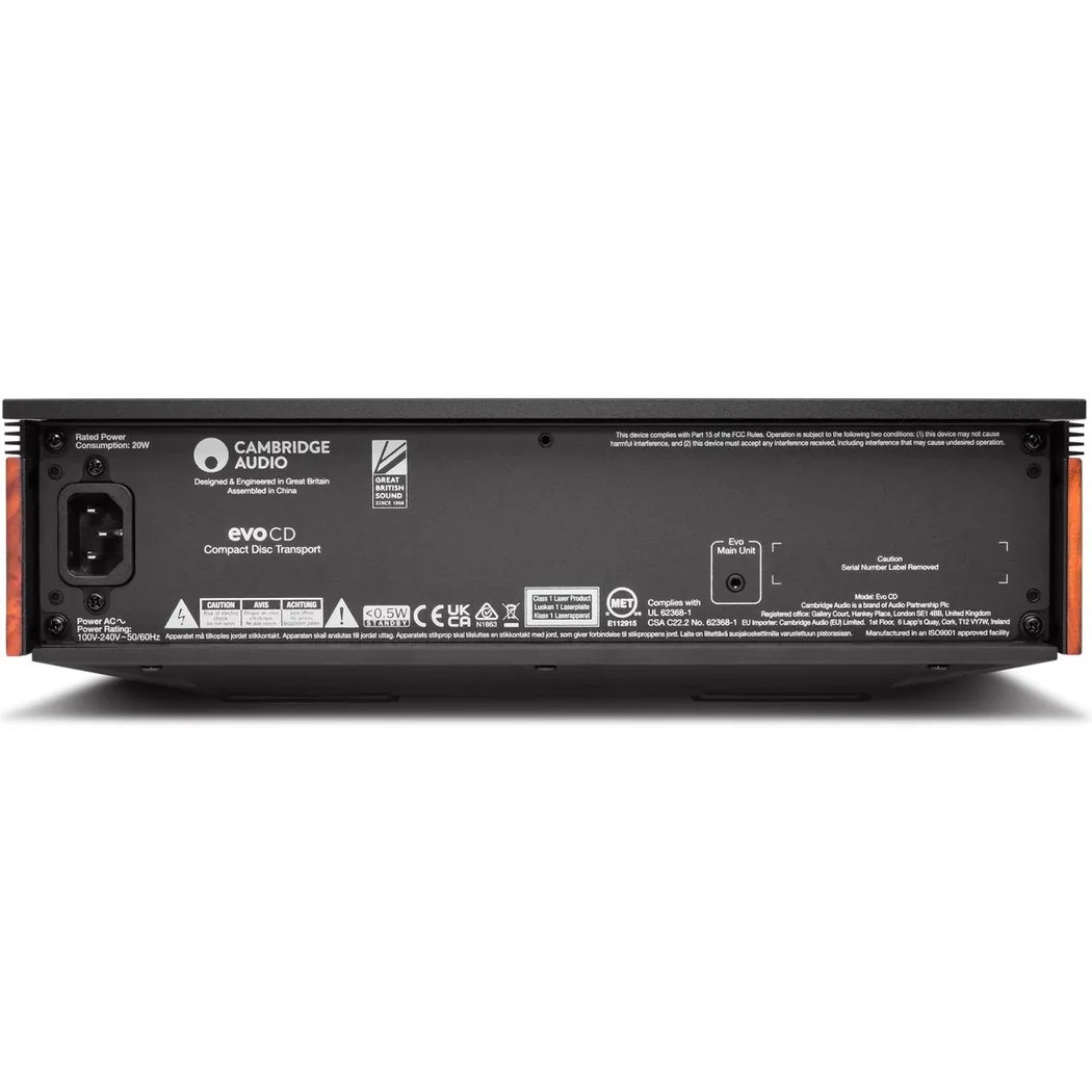 Cambridge Audio Evo CD Transport for Evo Series Amplifiers - Black