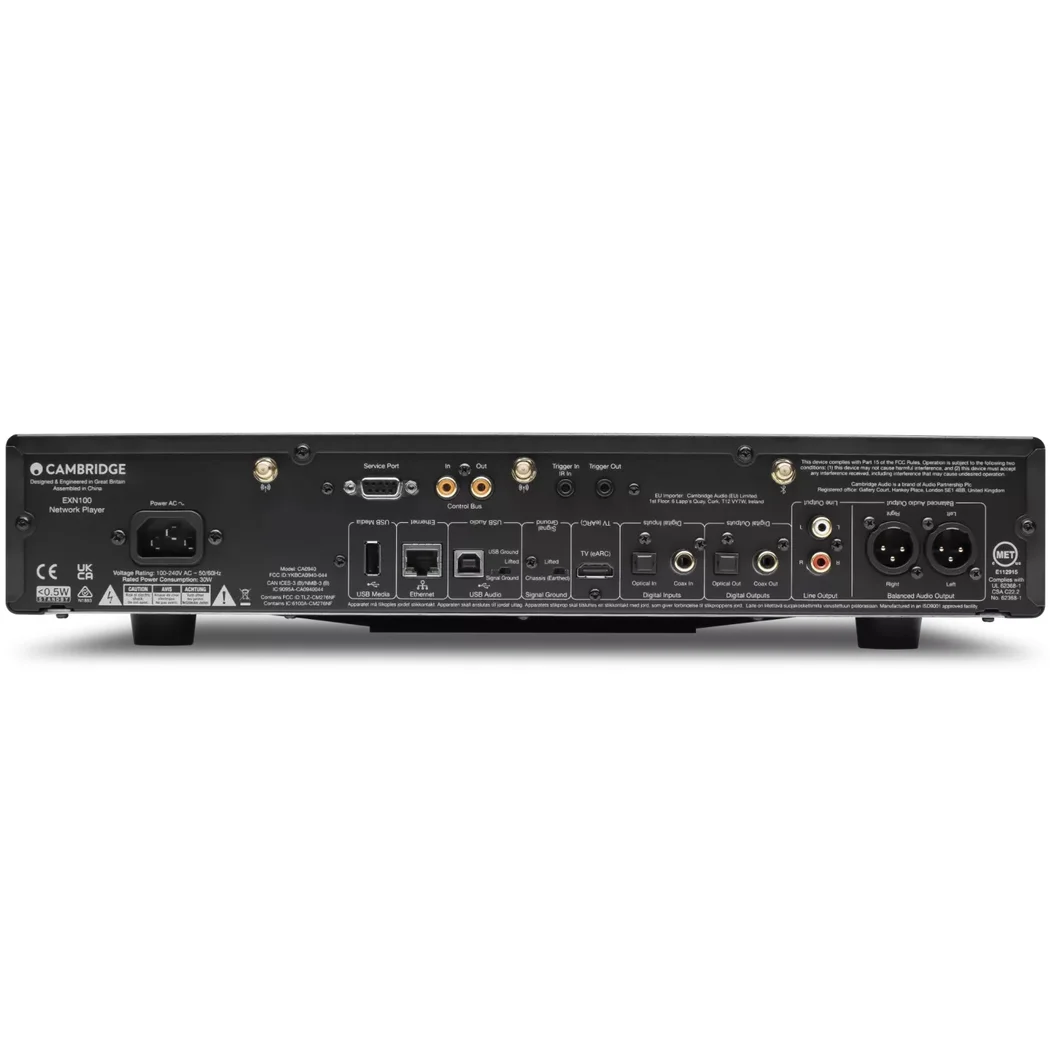 Cambridge Audio EXN100 MQA Digital DAC & Multi-Room Wireless Bluetooth/WiFi Network Streamer Preamplifier (with HDMI)