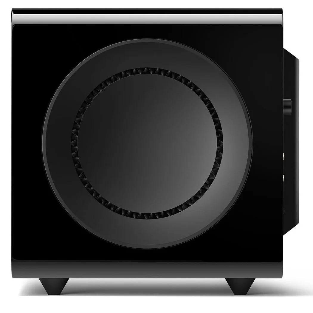 KEF KC92 9-inch Powered Active subwoofer Black Gloss