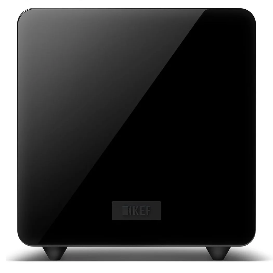 KEF KC92 9-inch Powered Active subwoofer Black Gloss