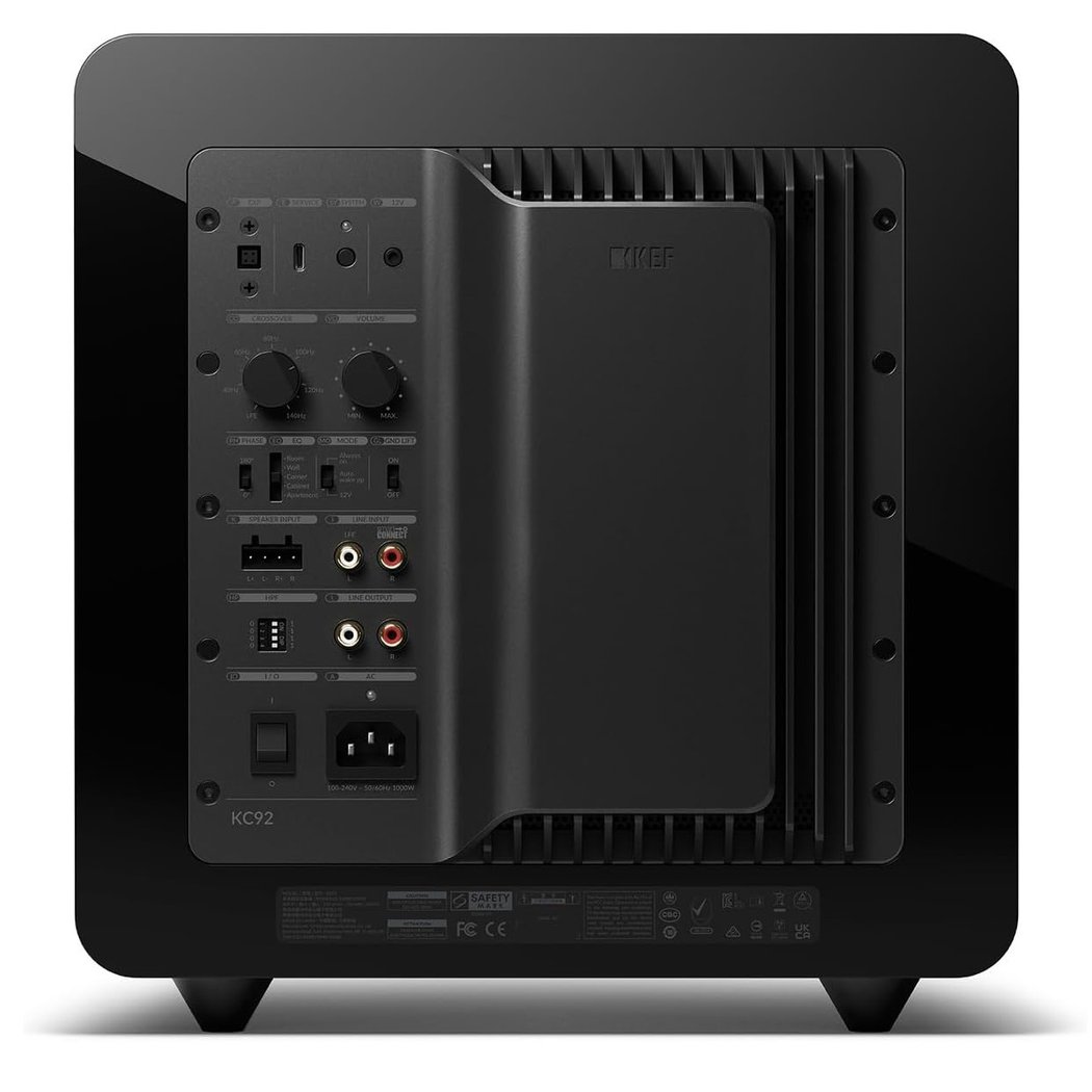 KEF KC92 Subwoofer Black Gloss