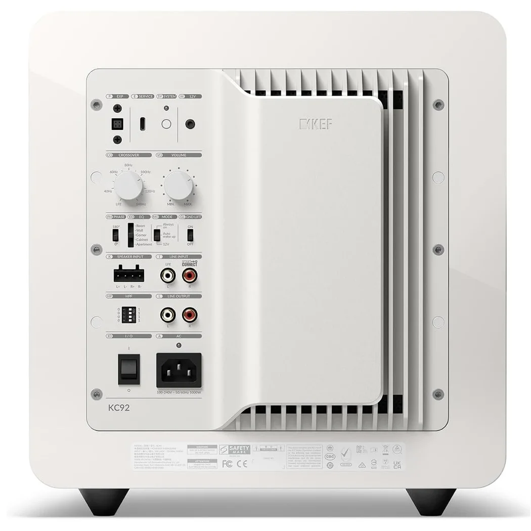 KEF KC92 Subwoofer White Gloss