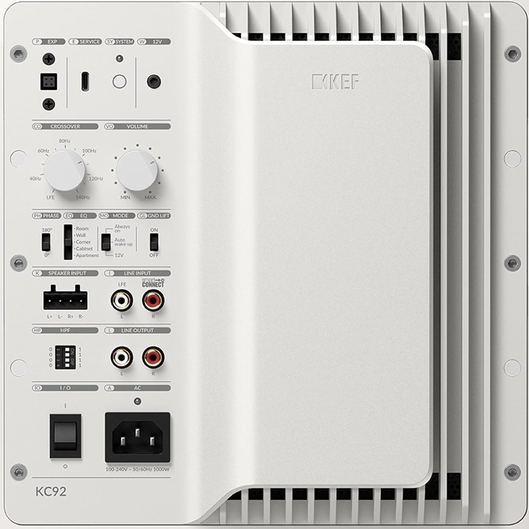 KEF KC92 Subwoofer White Gloss