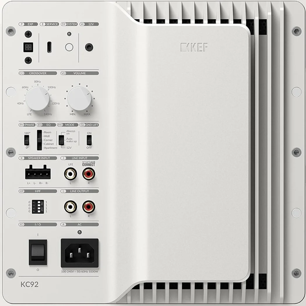 KEF KC92 Subwoofer White Gloss
