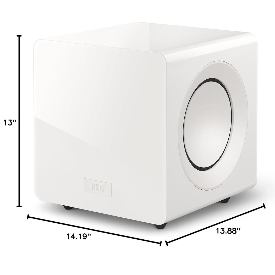 KEF KC92 Subwoofer White Gloss
