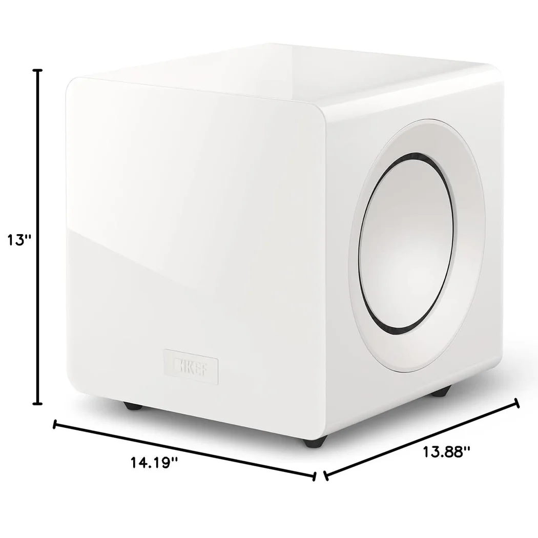 KEF KC92 Subwoofer White Gloss