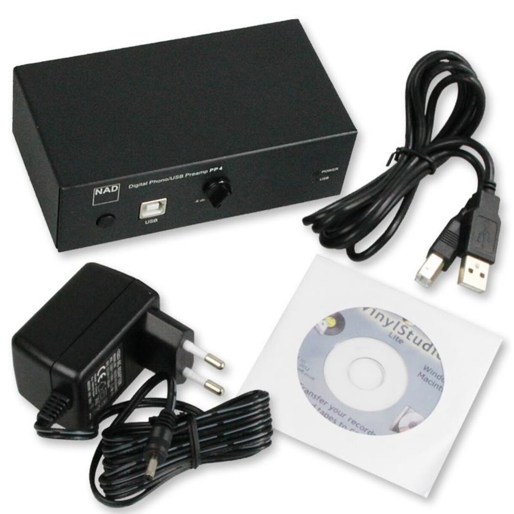 NAD PP 4 Phono Preamplifier/Phono Stage & Vinyl Ripper