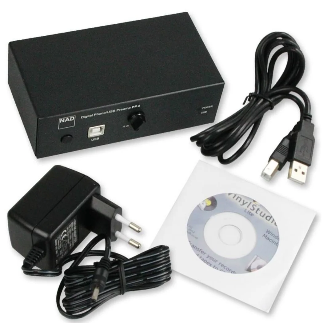 NAD PP 4 Phono Preamplifier/Phono Stage & Vinyl Ripper