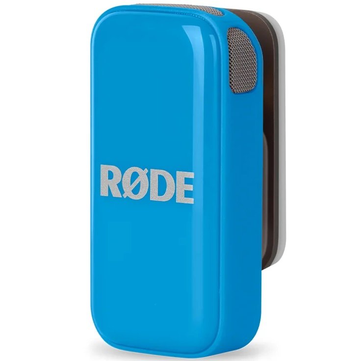 RODE Wireless Micro Dual Channel Wireless Microphone System with Charging Case for Smartphones - Blue