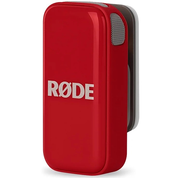 RODE Wireless Micro Dual Channel Wireless Microphone System with Charging Case for Smartphones - Red