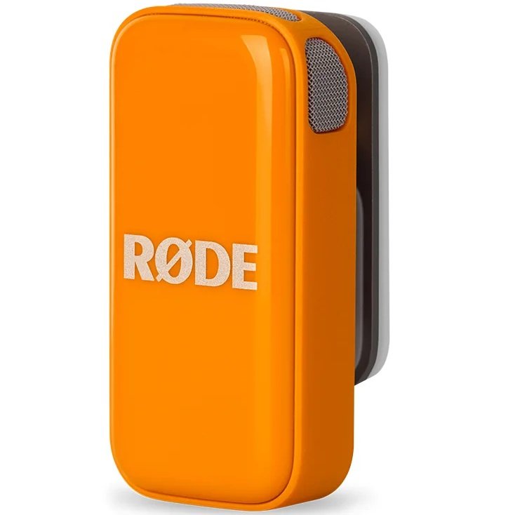 RODE Wireless Micro Dual Channel Wireless Microphone System with Charging Case for Smartphones - Orange
