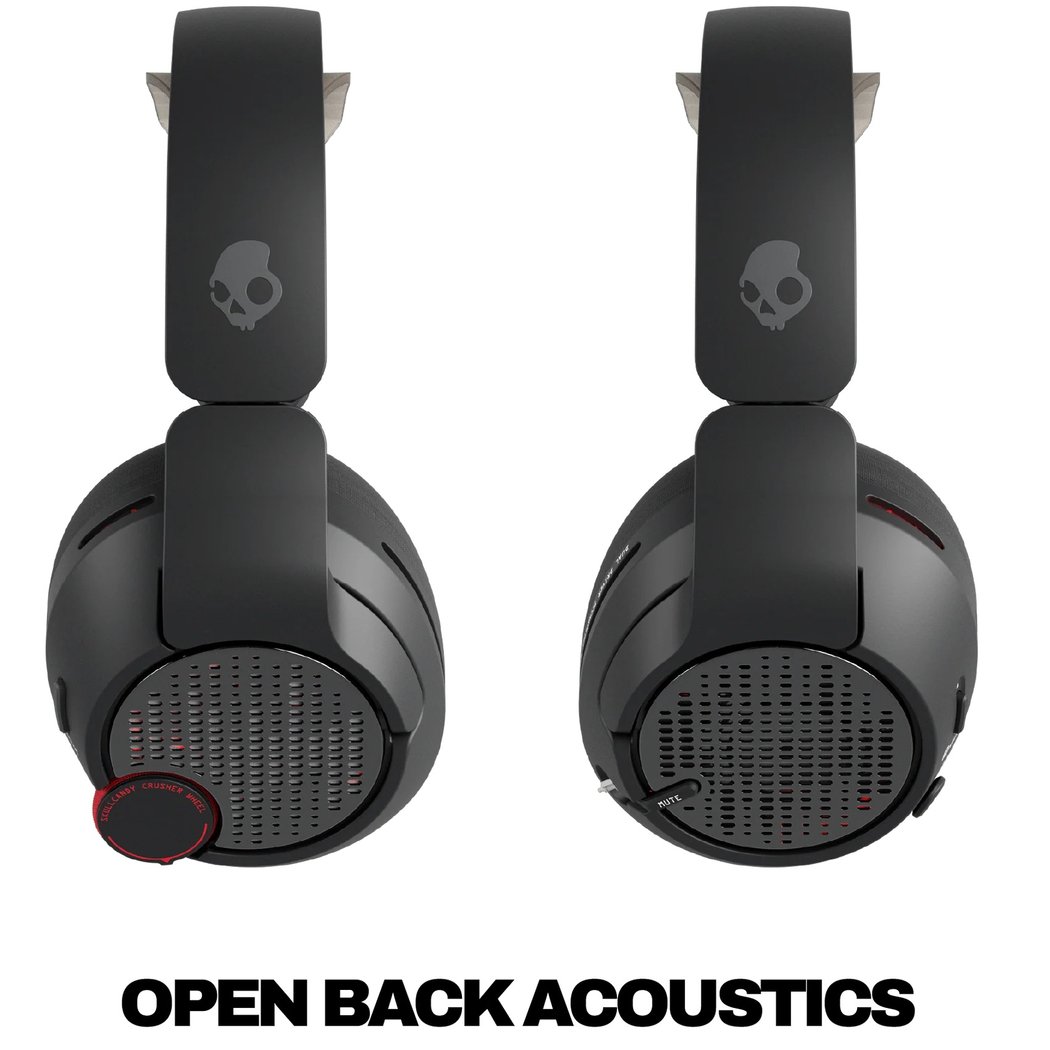 Skullcandy Crusher PLYR 720 Wireless Bluetooth+2.4GHz Multi-Platform Over-Ear Gaming Headset with Mic - Digi-Black