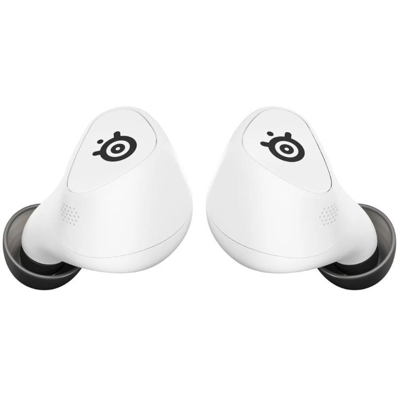 SteelSeries Arctis GameBuds True Wireless Bluetooth+2.4GHz Noise-Cancelling Multi-Platform In-Ear Earphone with Mic - White