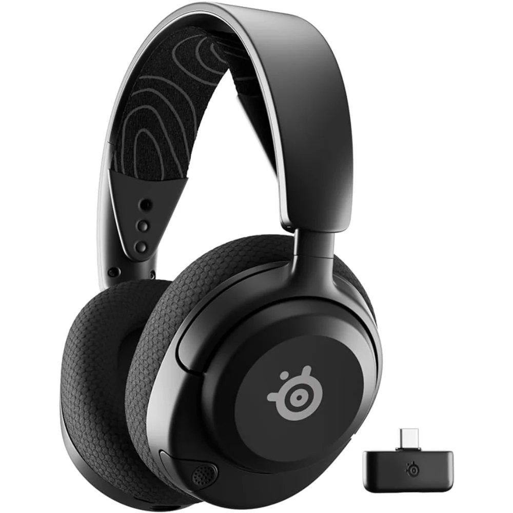 SteelSeries Arctis Nova 5 Wireless Bluetooth+2.4GHz Multi-Platform Over-Ear Gaming Headset with Mic - Black