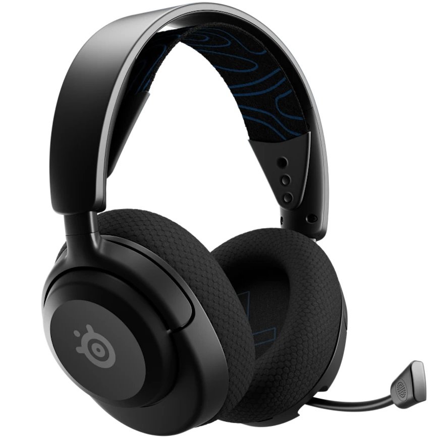 SteelSeries Arctis Nova 5 Wireless Bluetooth+2.4GHz Multi-Platform Over-Ear Gaming Headset with Mic - Black
