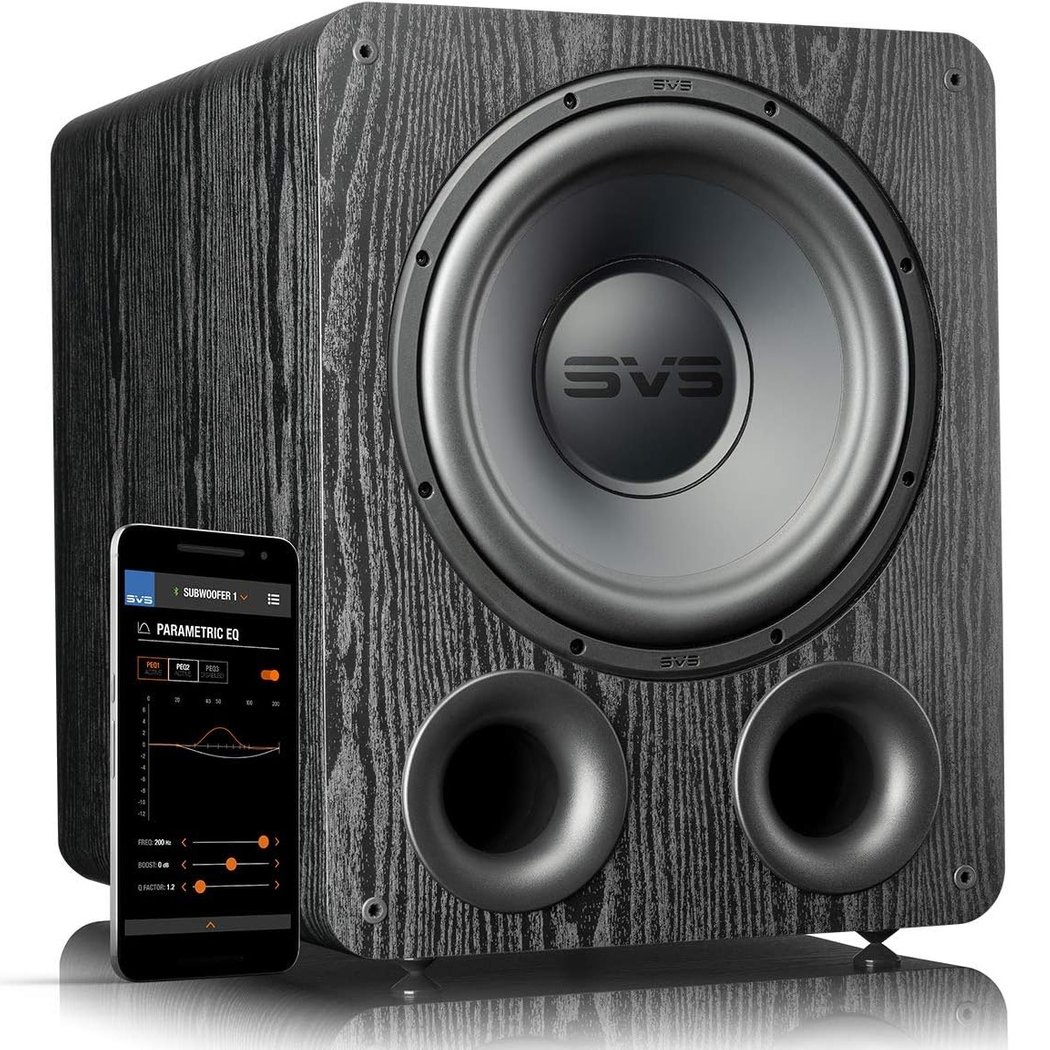 SVS PB-1000 Pro 12-inch Powered Sealed Subwoofer Premium Black Ash