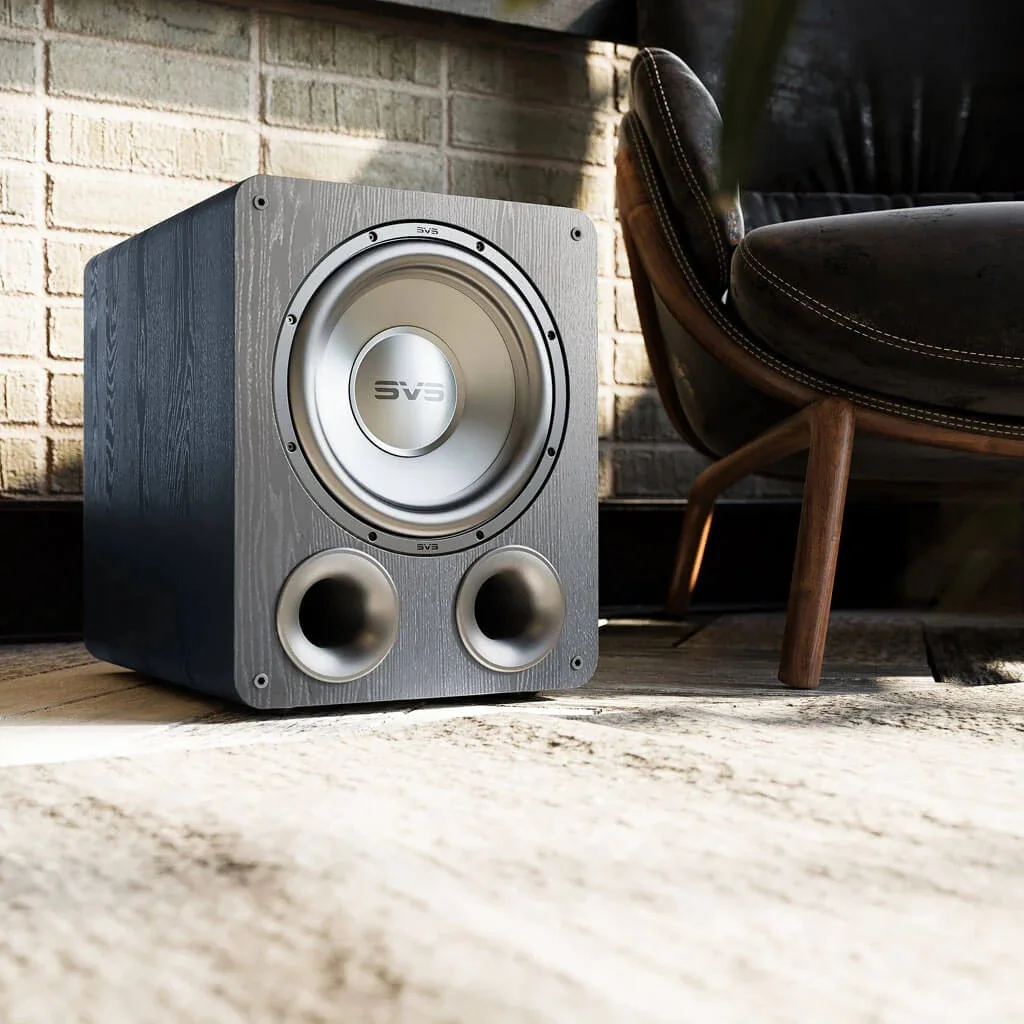 SVS PB-1000 Pro 12-inch Powered Sealed Subwoofer Premium Black Ash