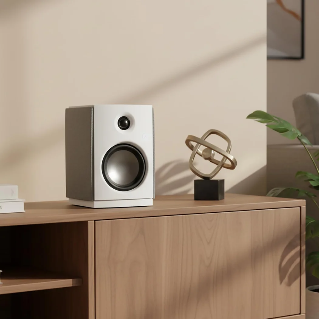 Swan OS-10 OS10 Small Compact Wireless Bluetooth Desktop Bookshelf Speakers